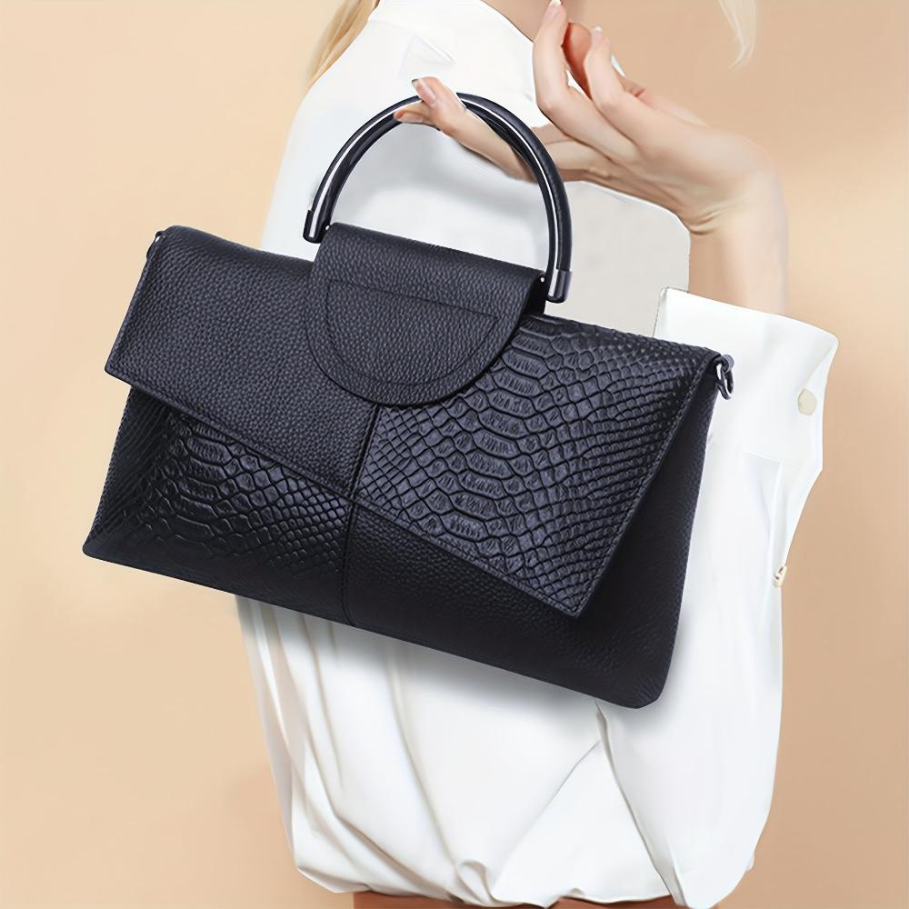 Eliza™ - Croc-Embossed Luxury Bag