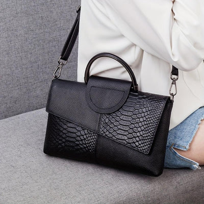 Eliza™ - Croc-Embossed Luxury Bag