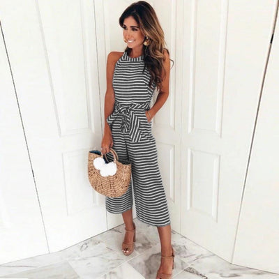 Mia™ - Striped Jumpsuit