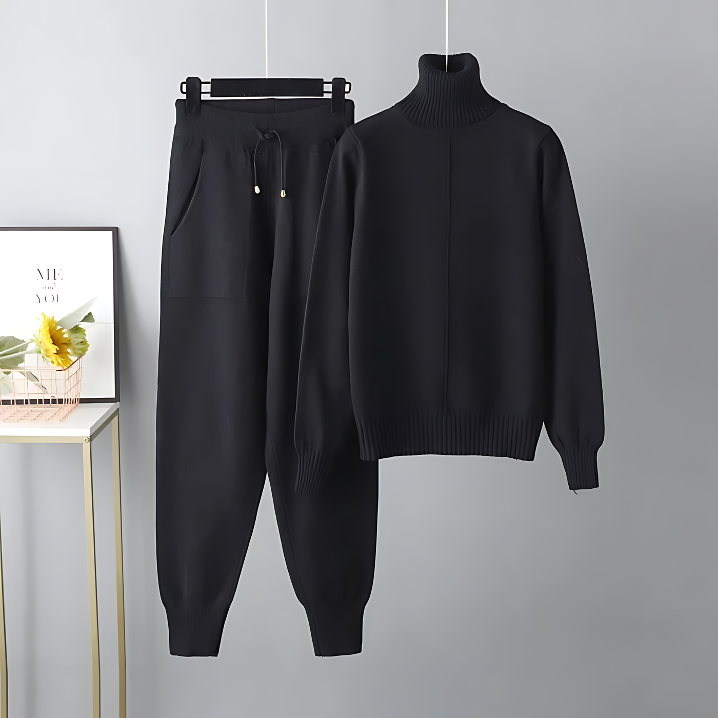 Sophia™ - Stylish Comfortable Turtleneck Co-Ord Set