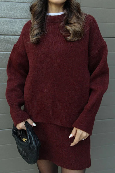 Holly™ - Comfortable Sweater and Skirt Set