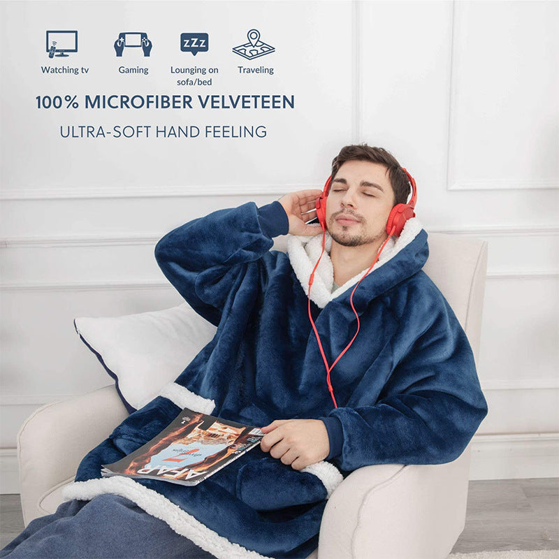 CozyWrap™ - Casual Unisex Hooded Wearable Blanket