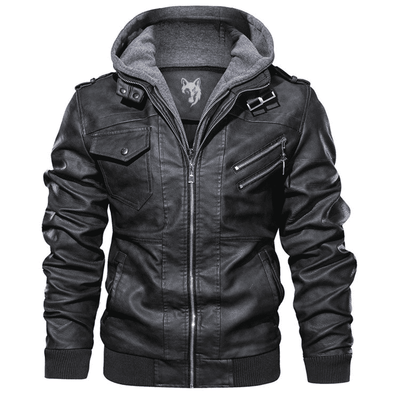 Max™ - Stylish Leather Bomber Jacket