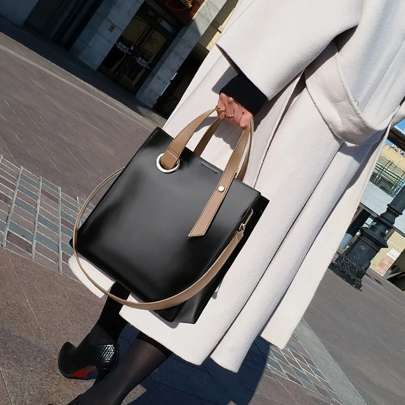 Freya™ - Sleek Structured Tote Bag