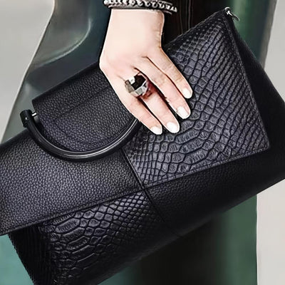 Eliza™ - Croc-Embossed Luxury Bag