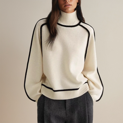 Amelia™ - Cashmere Overzied Couture Turtleneck Sweater