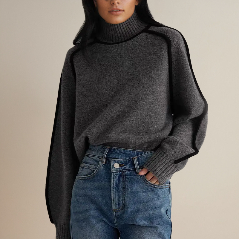 Amelia™ - Cashmere Overzied Couture Turtleneck Sweater