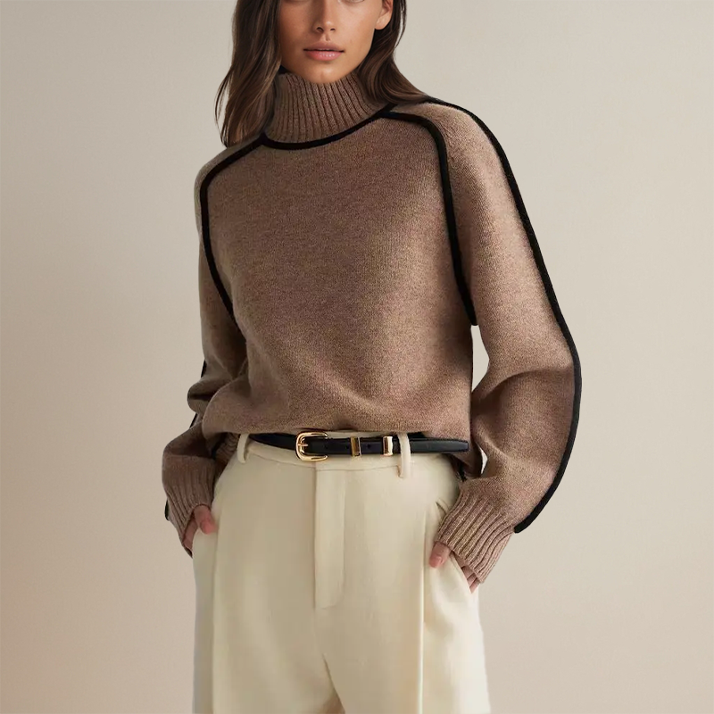 Amelia™ - Cashmere Overzied Couture Turtleneck Sweater