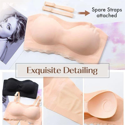 Attractive Strapless Invisible Push-up Bra - For a comfortable fit