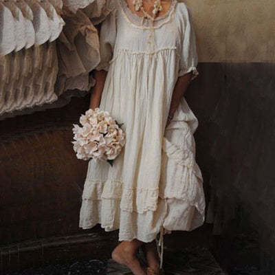 Daisy™ - Effortless Elegance Linen Dress