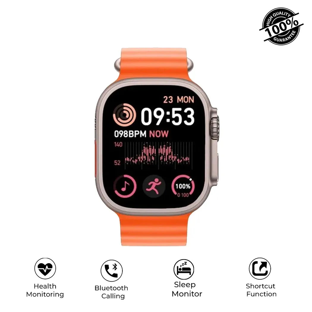 Ultra Smartwatch Series 8 - For Iphone & Android - 2 Straps Included