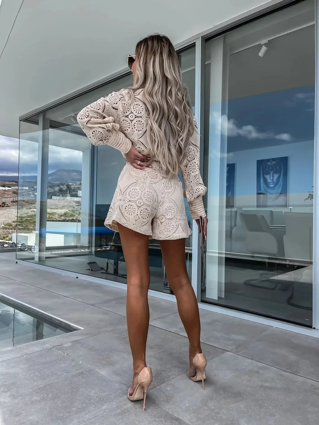Ella™ - Elegant Fashionable Lace Two-Piece Set