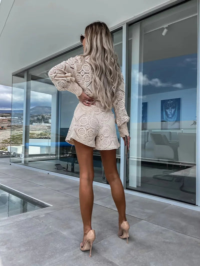Ella™ - Elegant Fashionable Lace Two-Piece Set