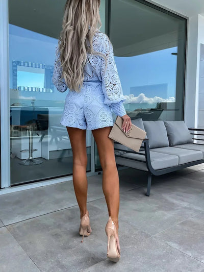 Ella™ - Elegant Fashionable Lace Two-Piece Set