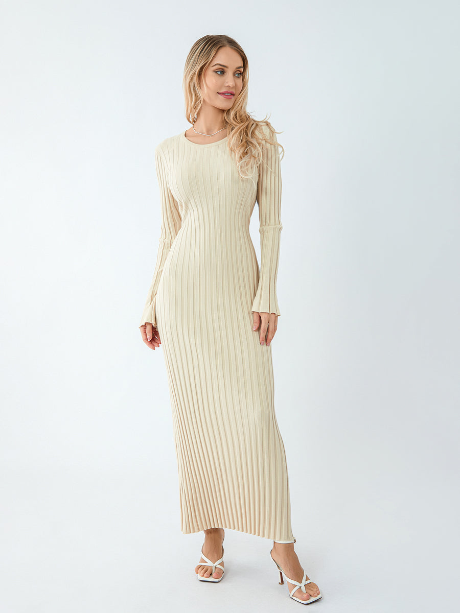 Sophia™ - Elegant Knitted Maxi Dress