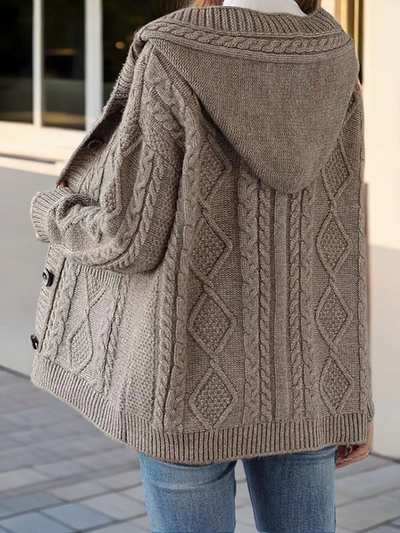 Aurora™ - Elegant Diamond Stitch Cardigan