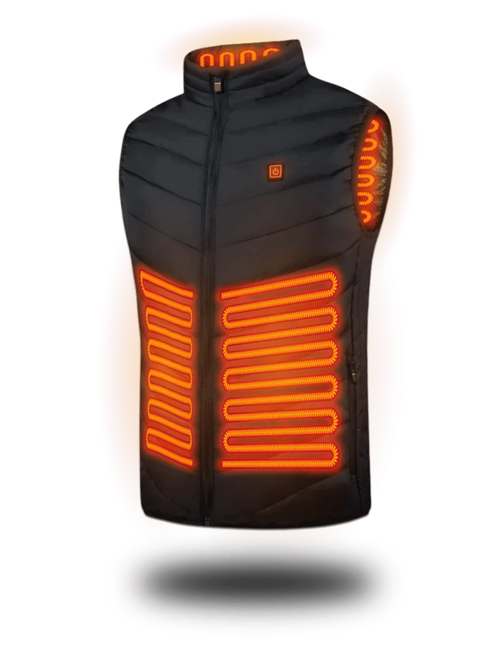 Alfie™ - Upgraded Version Two-touch 15 Heat Zones LED Controller Heated Vest