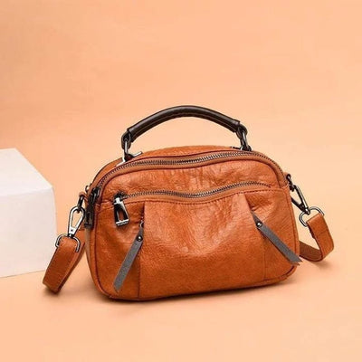 Evie™ - Handmade Multi Pocket Soft Leather Bag