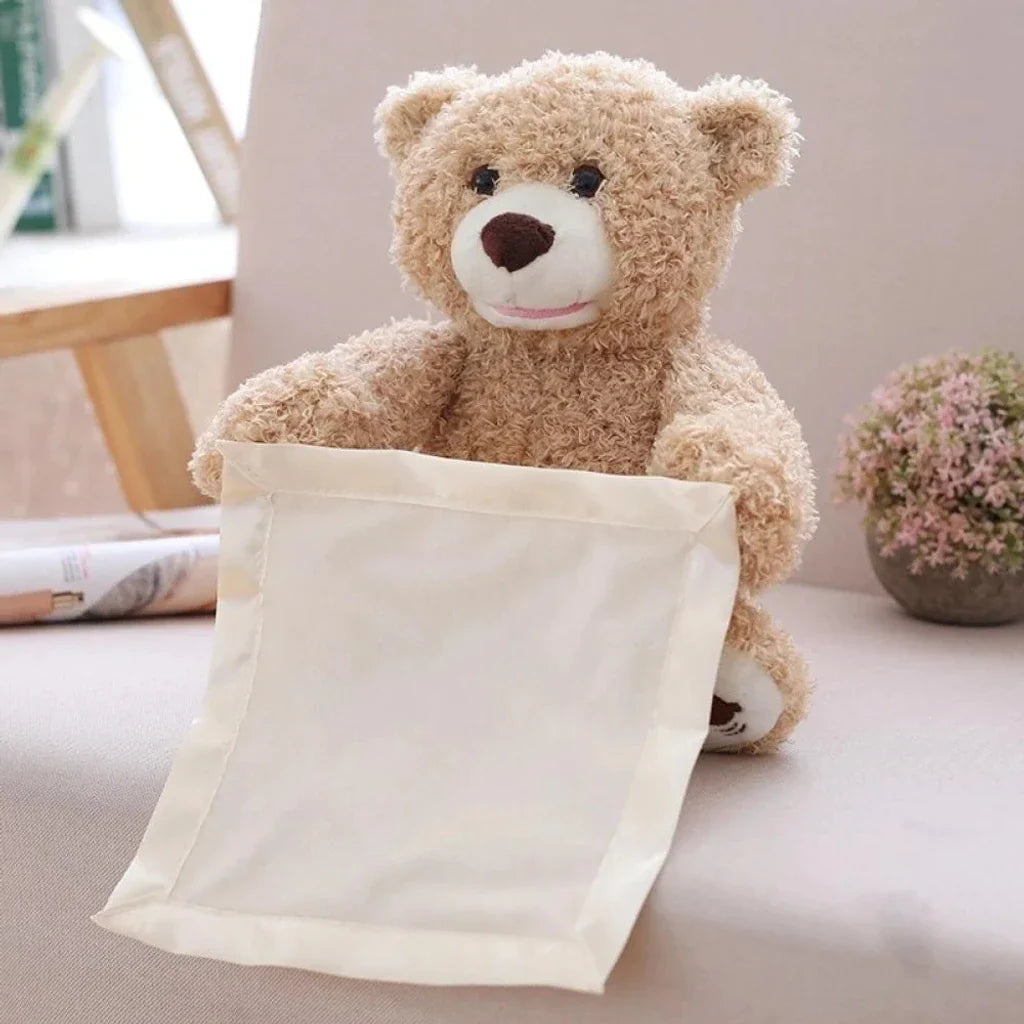 SnuggleBuddy™ - Interactive Peek-A-Boo Teddy Bear