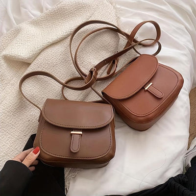 Aria™ - Elegant Saddle Crossbody Bag