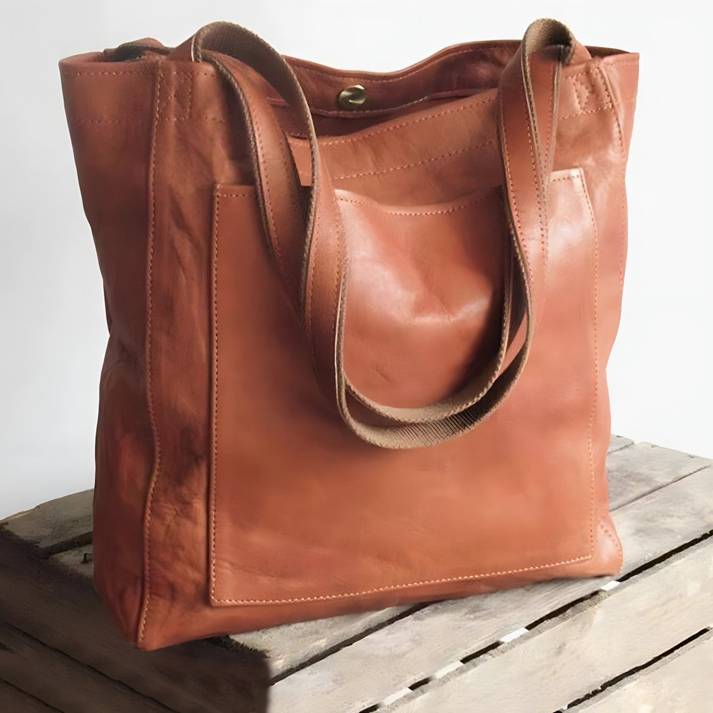 Ava™ - Handmade Vegan Leather Tote Bag