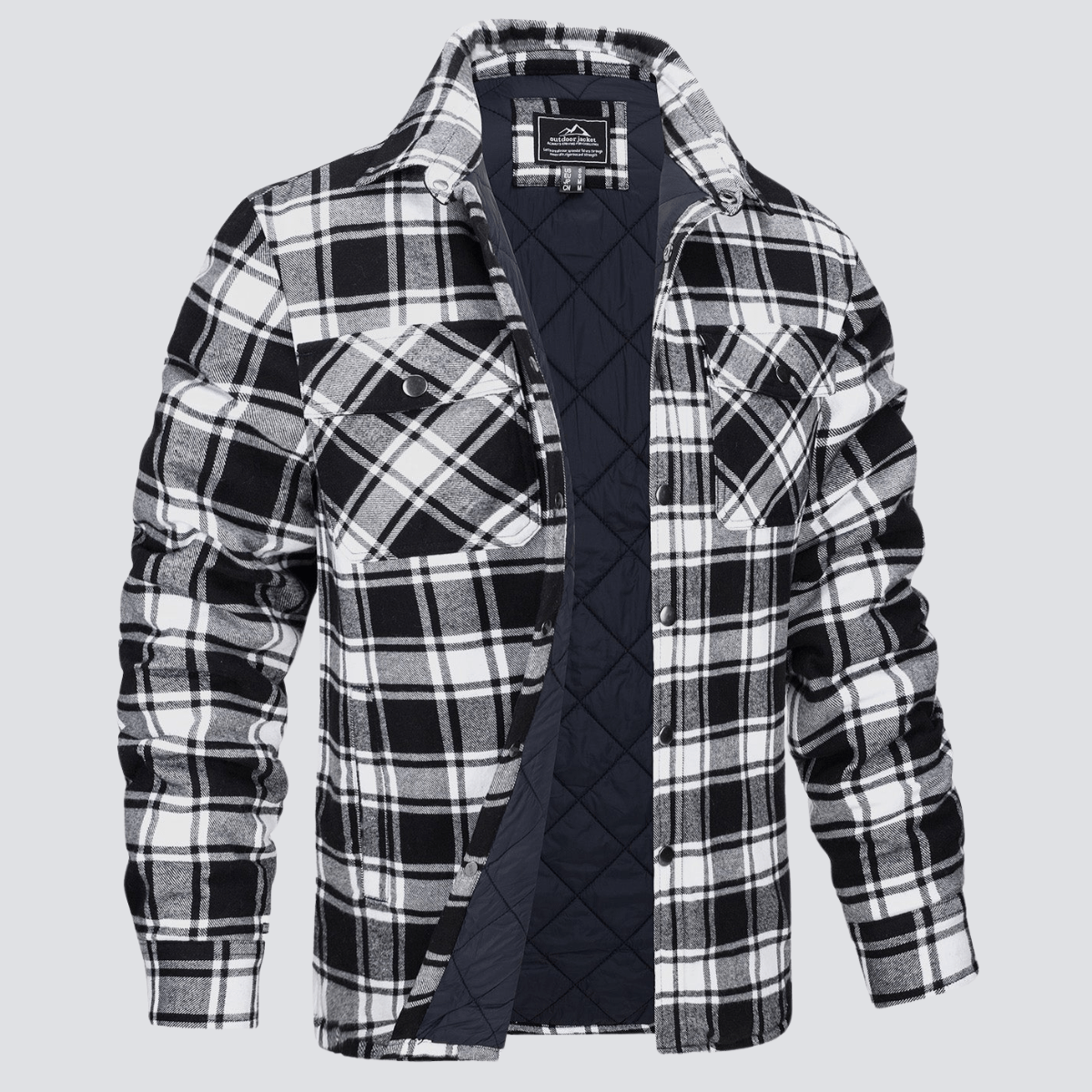 Louis™ - Super Warm Checkered Flannel Jacket