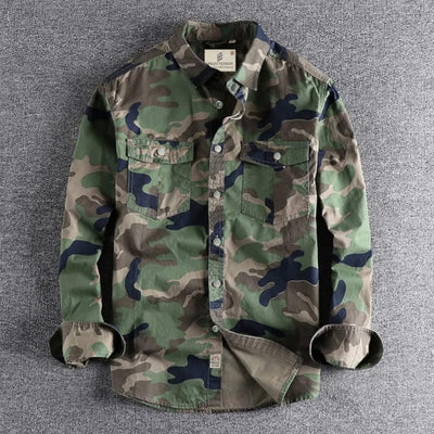 Jack™ - Stylish Camouflage Retro Canvas Jacket