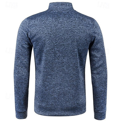 Samuel™ - Stylish Stand Collar Long Sleeve Polo Shirt