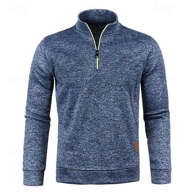 Samuel™ - Stylish Stand Collar Long Sleeve Polo Shirt