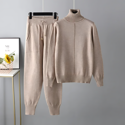 Sophia™ - Stylish Comfortable Turtleneck Co-Ord Set