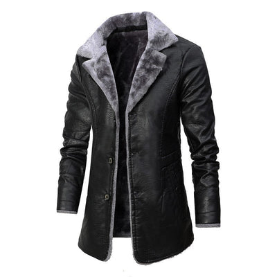 Harry™ - Elegant Leather Winter Coat