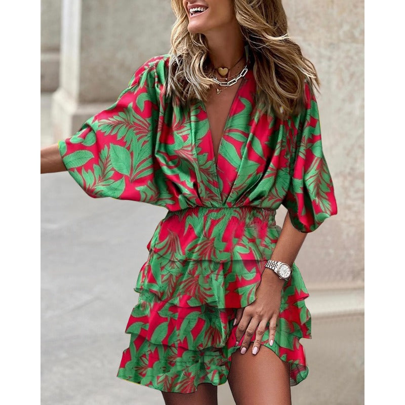 Emily™ - Stylish Print Dress