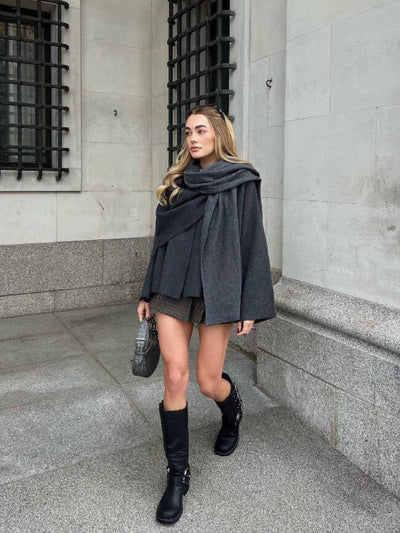 Amelia™ - Stylish Luxury Cape Coat