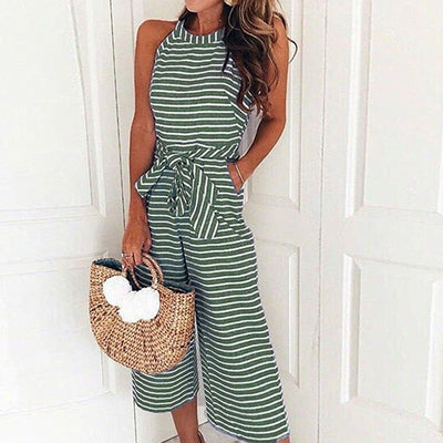 Mia™ - Striped Jumpsuit