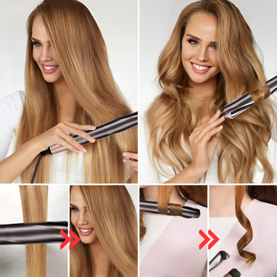 2 in 1 Magic Hair Styler and Curling Iron