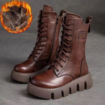 Holly - Warm Orthopedic Leather Boots