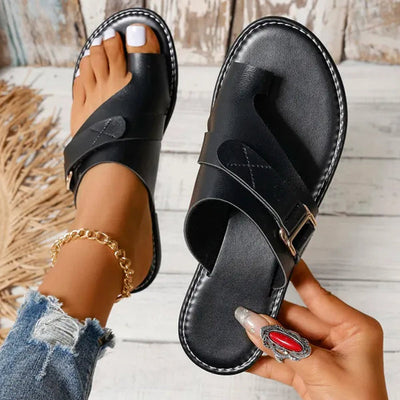 Quinn™ - Lightweight Orthopedic Leather Sandals