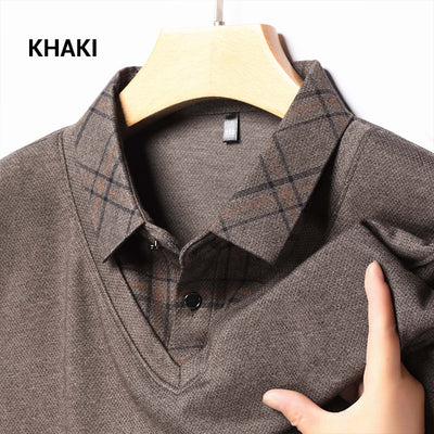 Max™ - Modern Two Piece Collar Long Sleeve Shirt