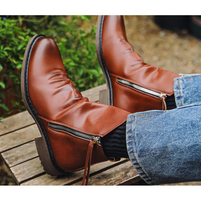 Leonardo™ - Leather Ankle Boots