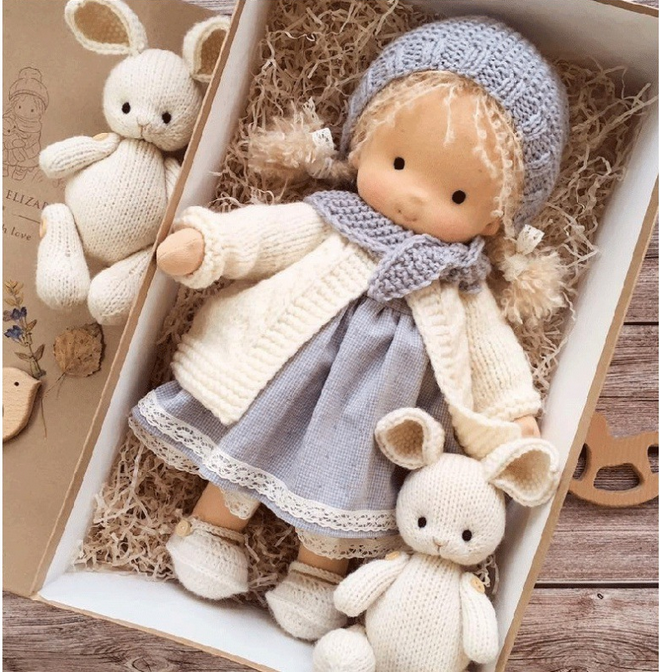 Family Doll - Cute Handmade Waldorf Doll