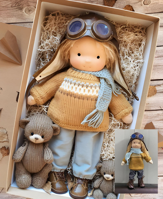 Family Doll - Cute Handmade Waldorf Doll