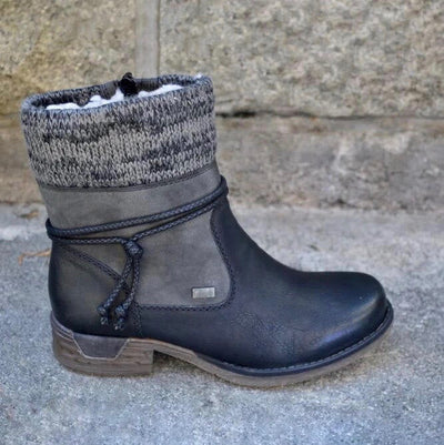 Mia™ - Warm Orthopedic Vegan Leather Boots